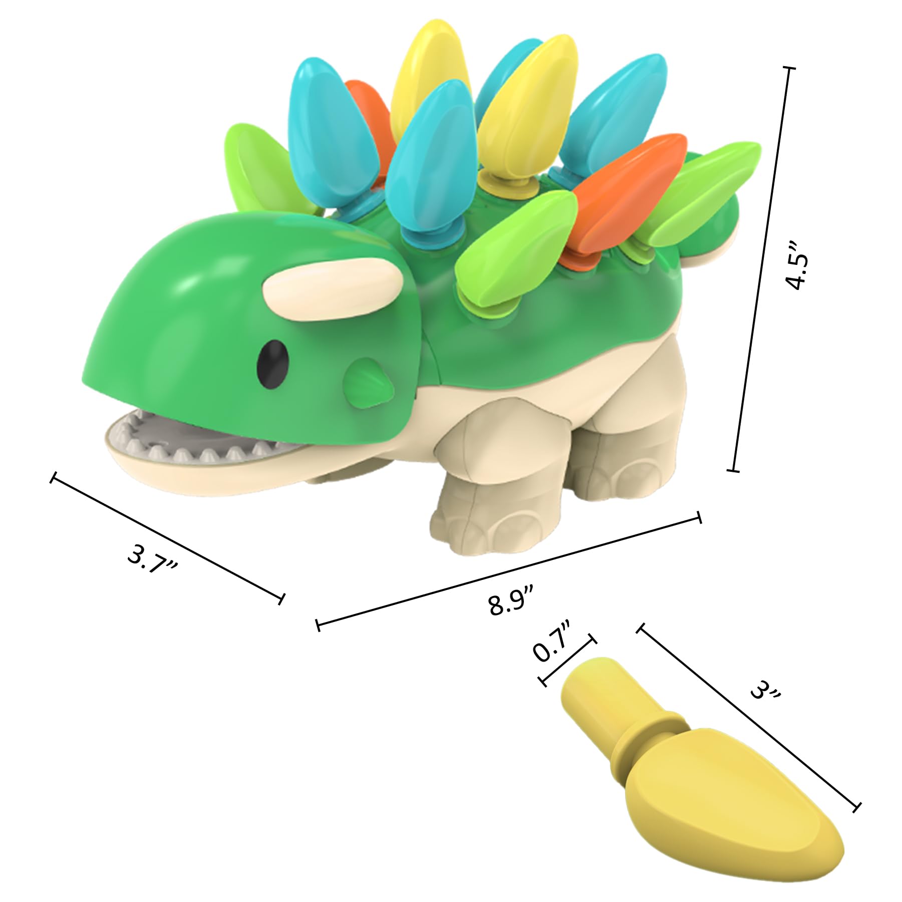 Dinosaur Fine Motor Toy for Toddlers – Educational Sensory Game for Ages 1–4