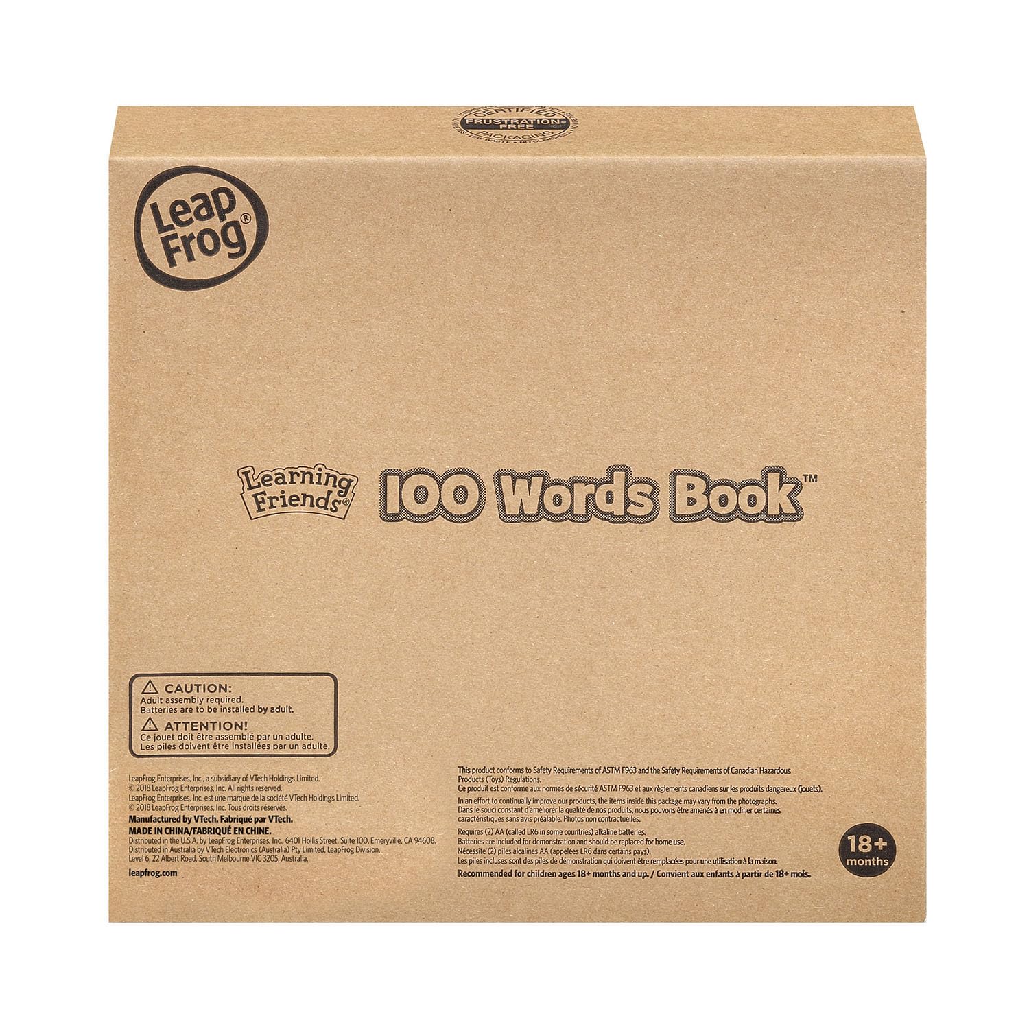 LeapFrog Learning Friends 100 Words Book, Green