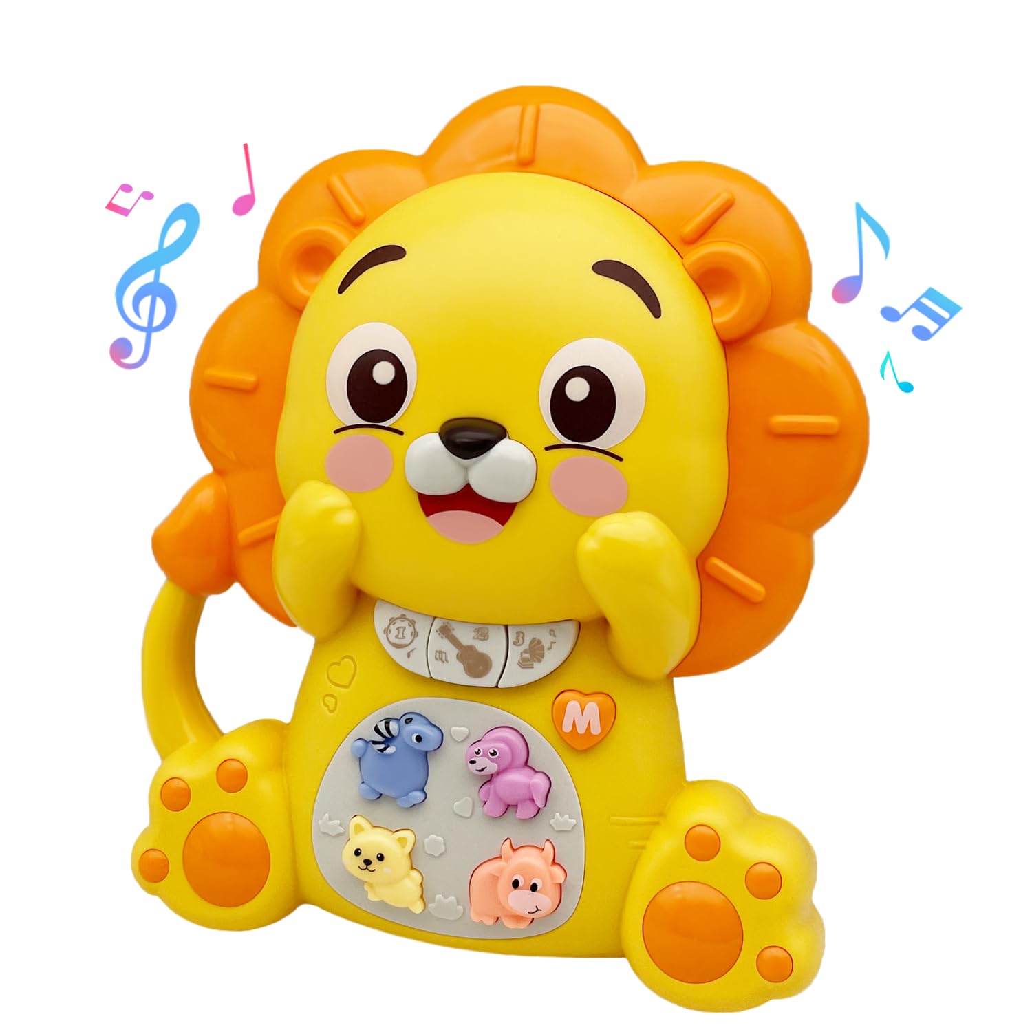 Lion Musical Piano Toy for Toddlers – Light-Up Educational Toy for Ages 6–36 Months
