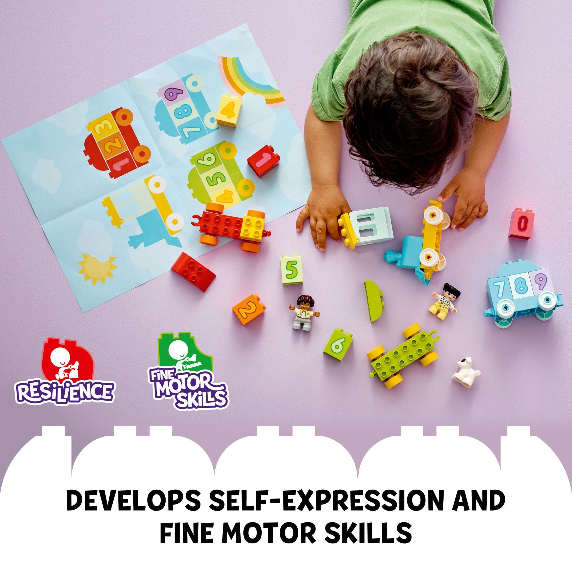 My First Number Train – Educational Building Toy – Ages 1.5–3