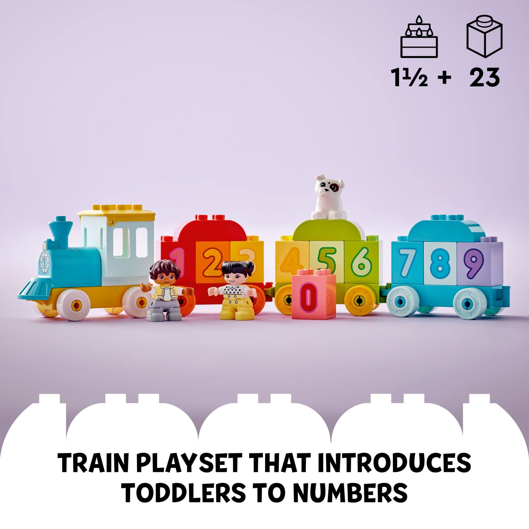 My First Number Train – Educational Building Toy – Ages 1.5–3